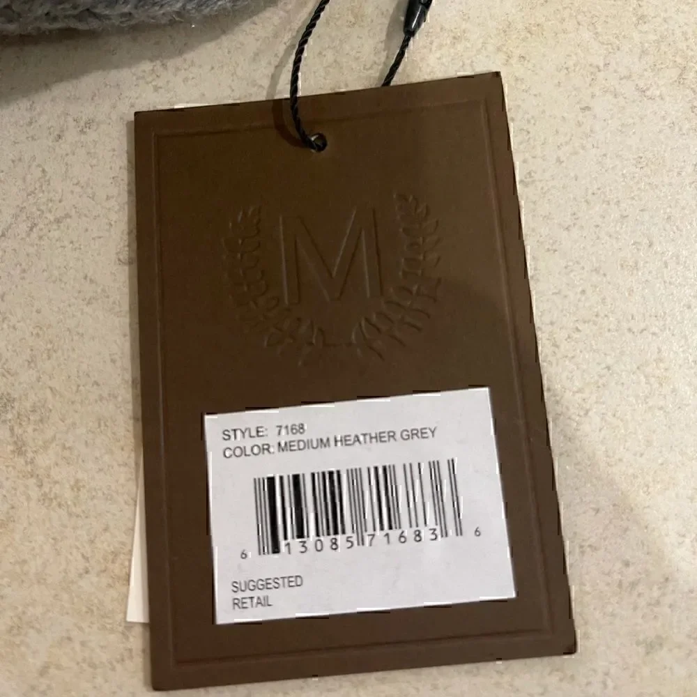 Nordstrom Modena New York Heather Grey Beanie NWT